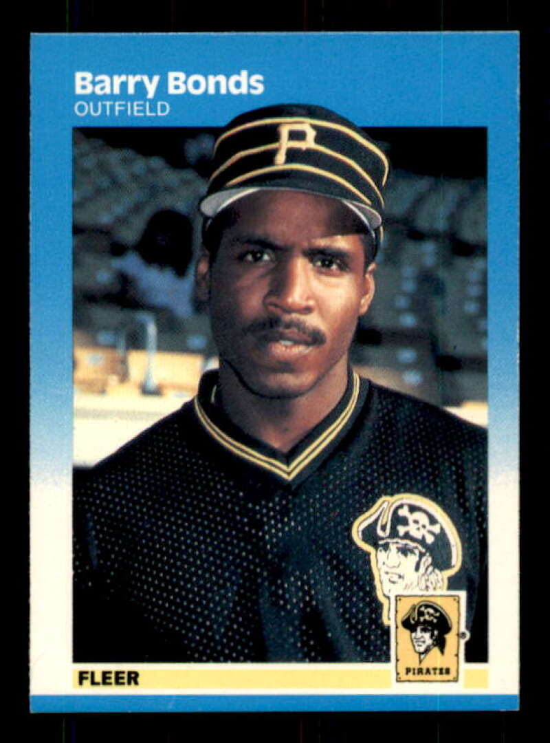 Barry Bonds Rookie Card 1987 Fleer #604 Image 1