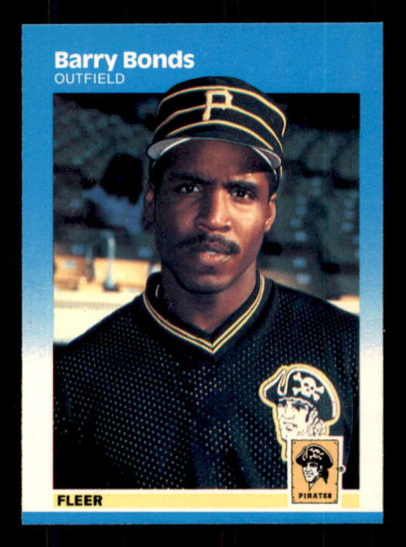 Barry Bonds Rookie Card 1987 Fleer #604 Image 1