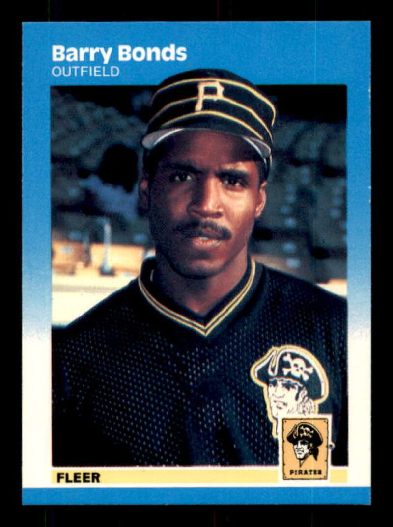 Barry Bonds Rookie Card 1987 Fleer #604 Image 1