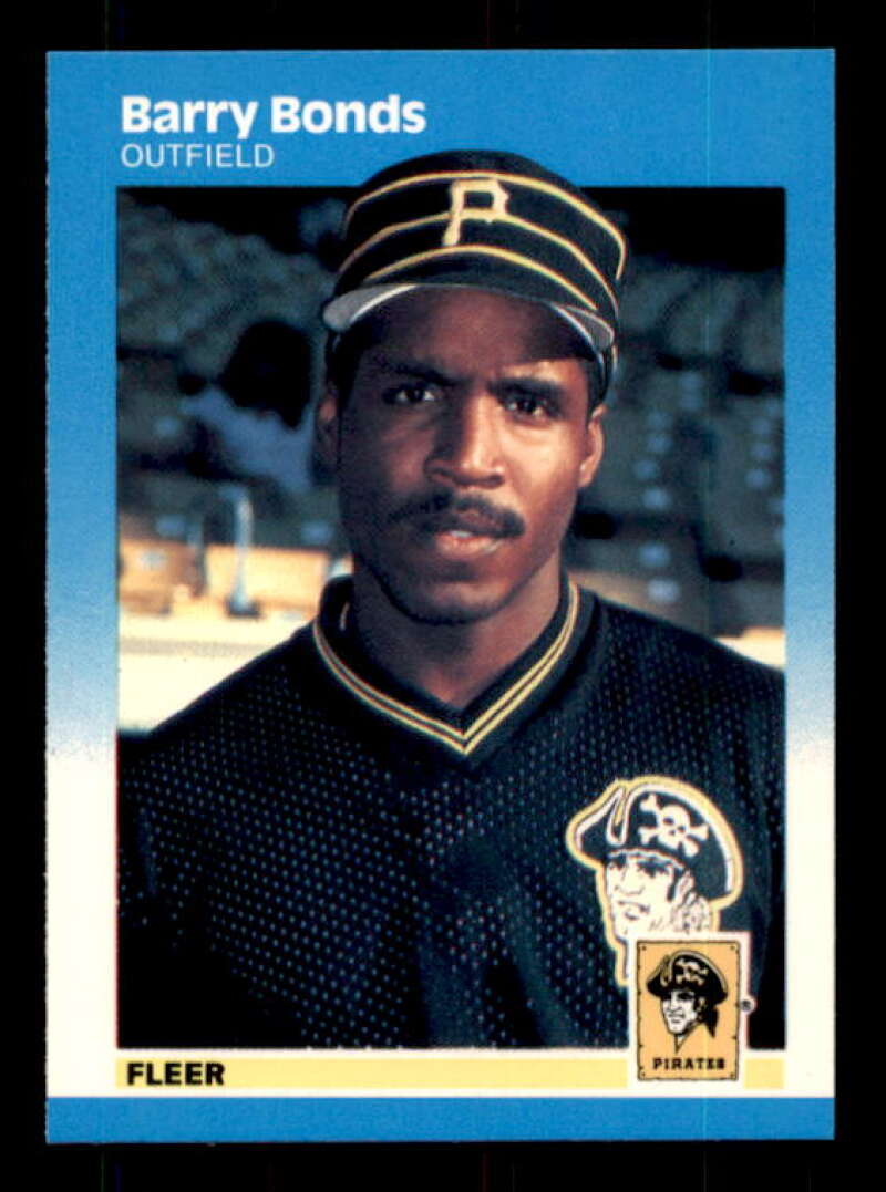 Barry Bonds Rookie Card 1987 Fleer #604 Image 1