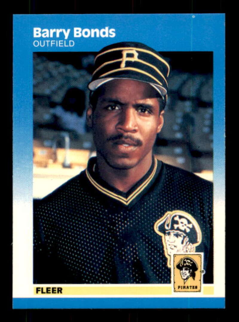 Barry Bonds Rookie Card 1987 Fleer #604 Image 1