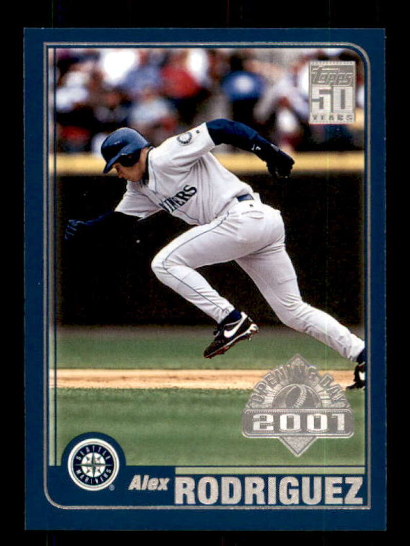 Alex Rodriguez Card 2001 Topps Opening Day #62 Image 1