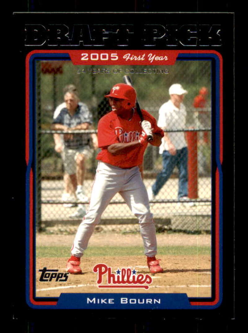 Mike Bourn FY Rookie Card 2005 Topps Black #686 Image 1