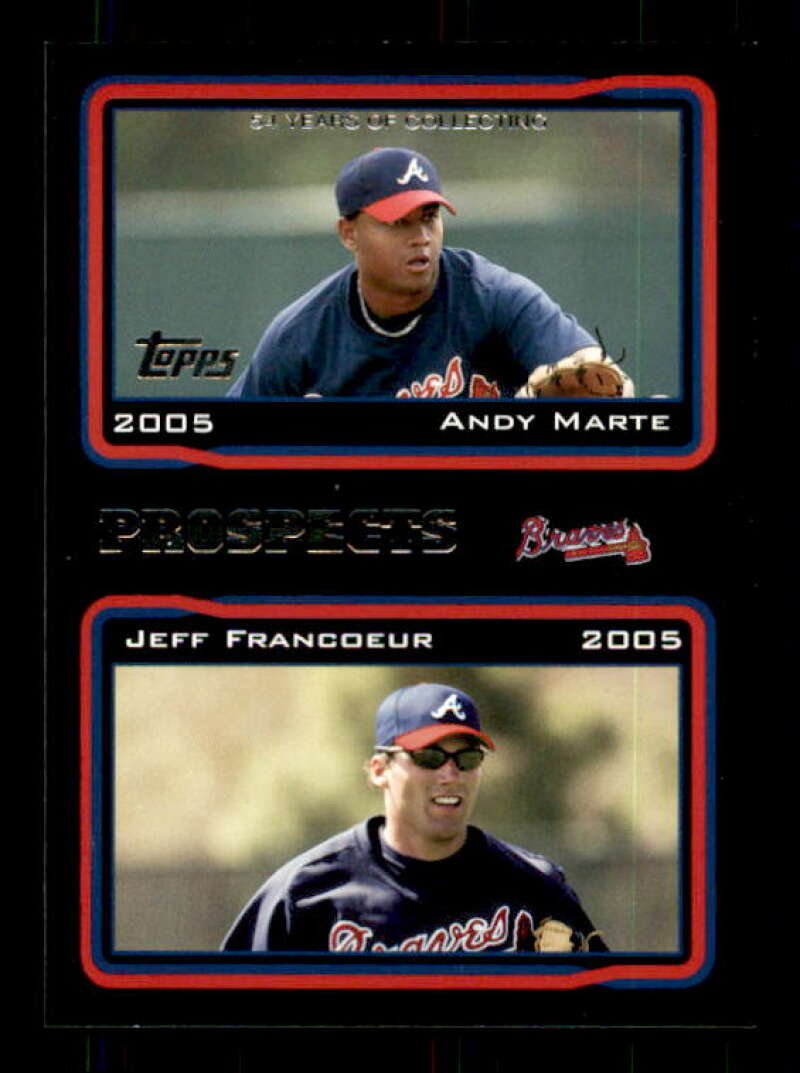 A.Marte/J.Francoeur Rookie Card 2005 Topps Black #691 Image 1