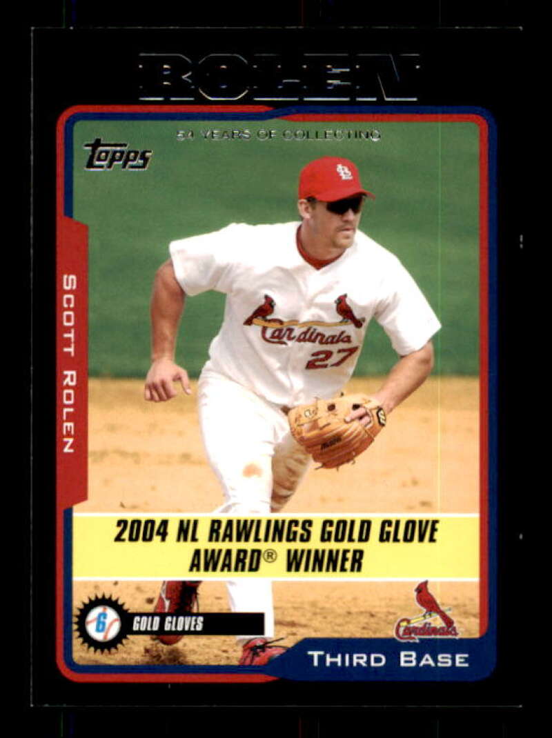 Scott Rolen GG Card 2005 Topps Black #708 Image 1