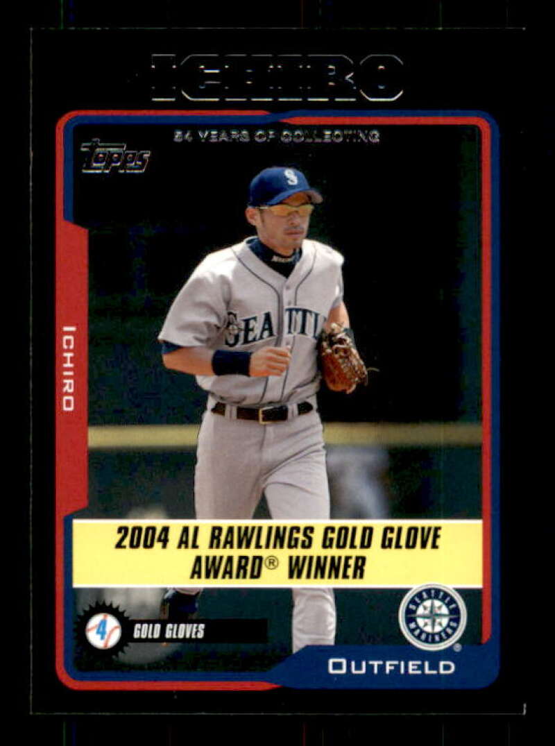 Ichiro Suzuki GG Card 2005 Topps Black #702 Image 1