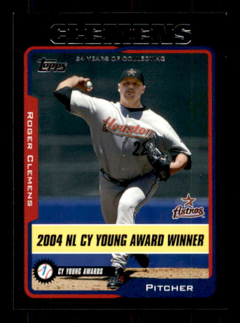 Roger Clemens CY Card 2005 Topps Black #714 Image 1