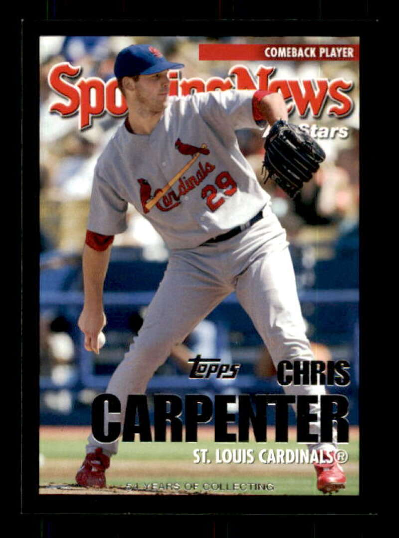 Chris Carpenter AS Card 2005 Topps Black #727 Image 1