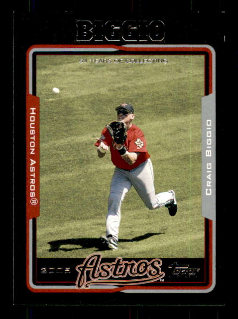 Craig Biggio Card 2005 Topps Black #31 Image 1