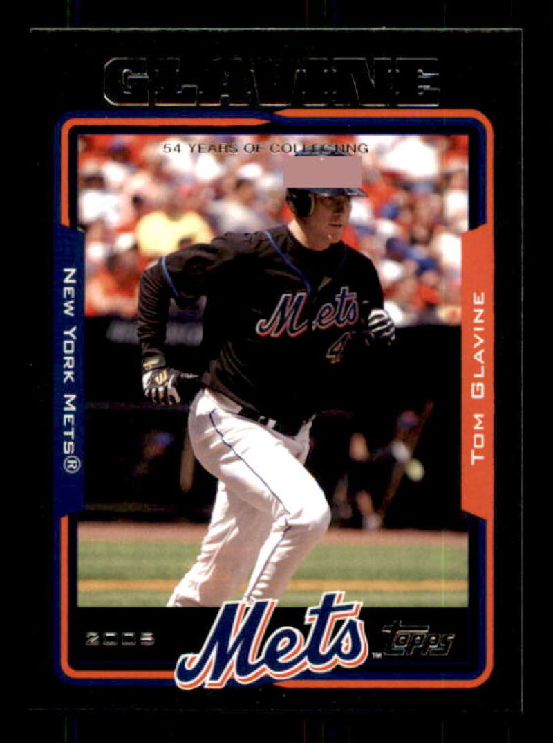 Tom Glavine Card 2005 Topps Black #13 Image 1