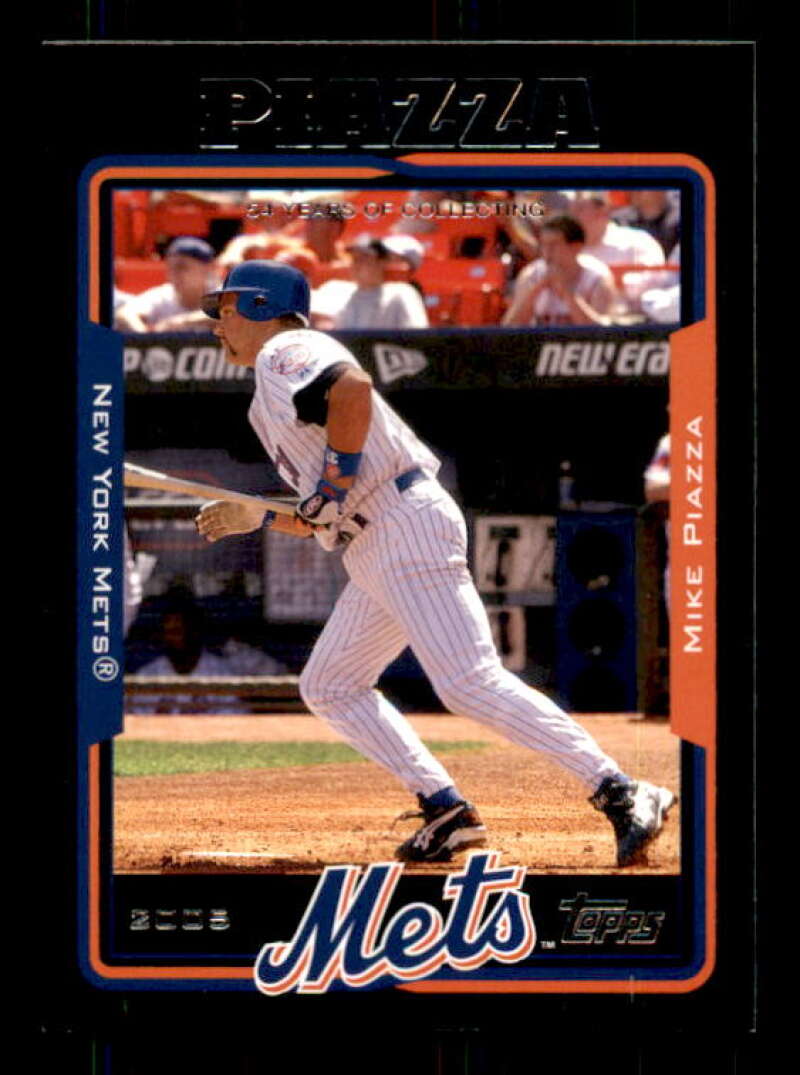 Mike Piazza Card 2005 Topps Black #450 Image 1