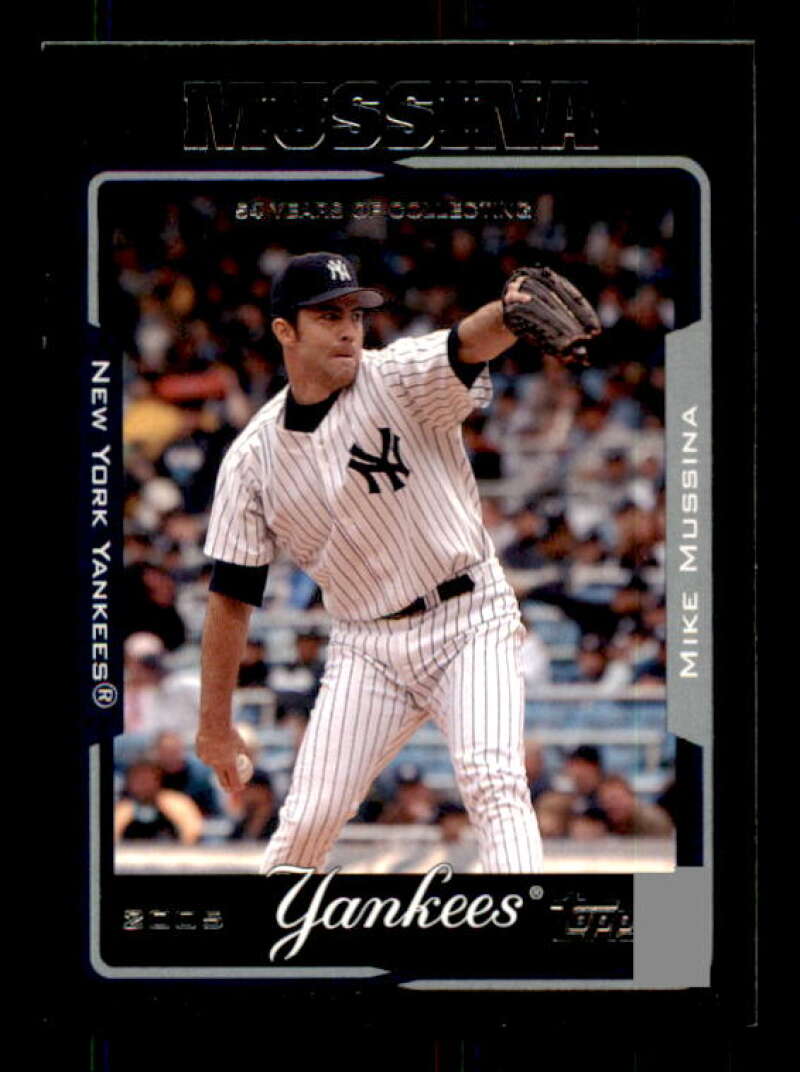 Mike Mussina Card 2005 Topps Black #147 Image 1