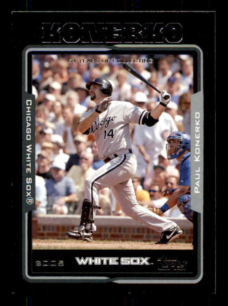 Paul Konerko Card 2005 Topps Black #174 Image 1