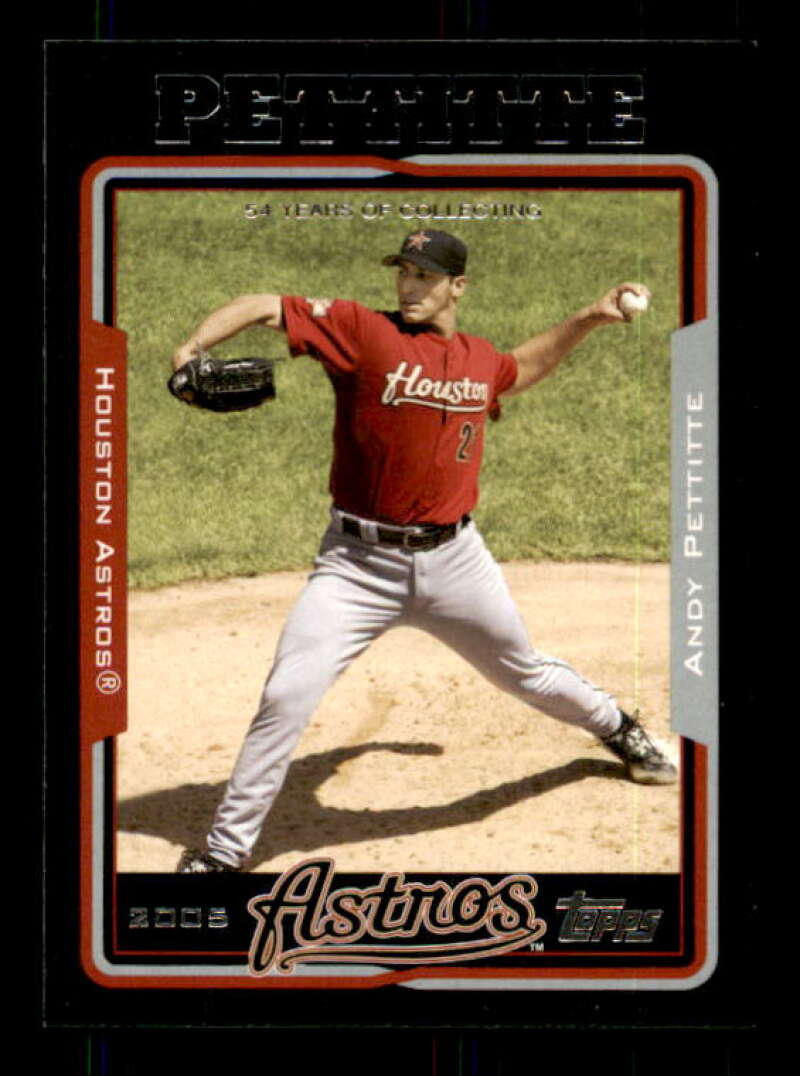 Andy Pettitte Card 2005 Topps Black #187 Image 1