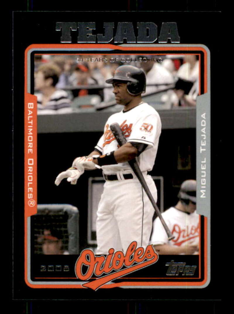 Miguel Tejada Card 2005 Topps Black #230 Image 1