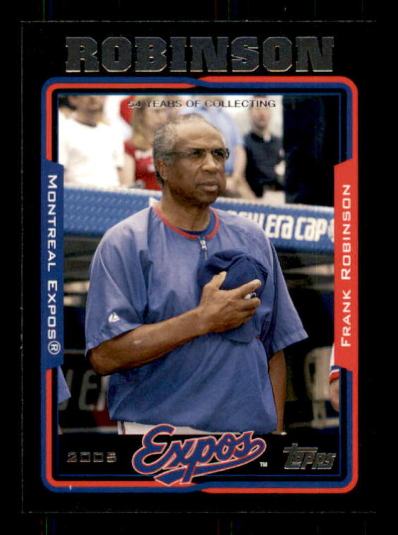 Frank Robinson MG Card 2005 Topps Black #284 Image 1