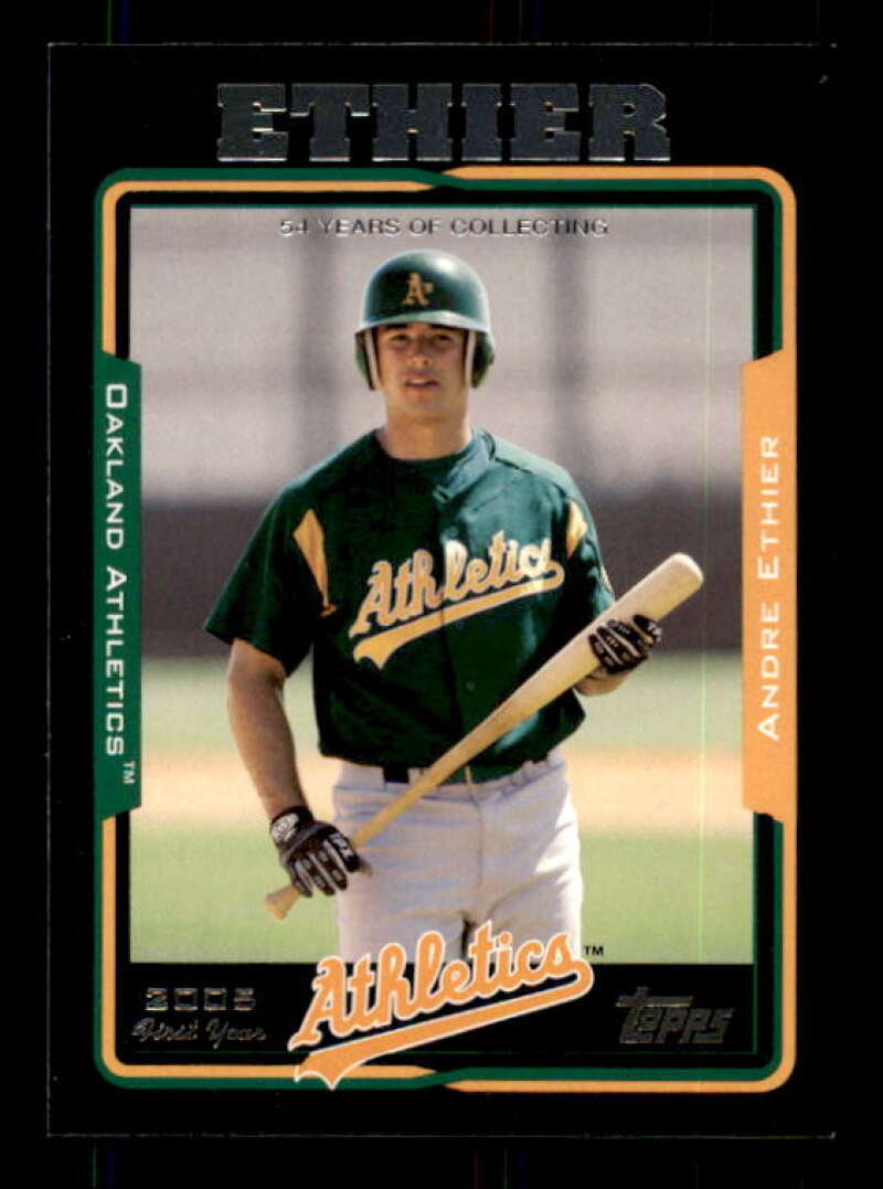 Andre Ethier FY Rookie Card 2005 Topps Black #313 Image 1