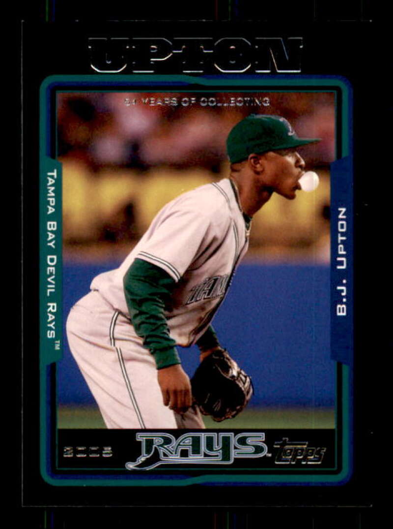 B.J. Upton Card 2005 Topps Black #396 Image 1