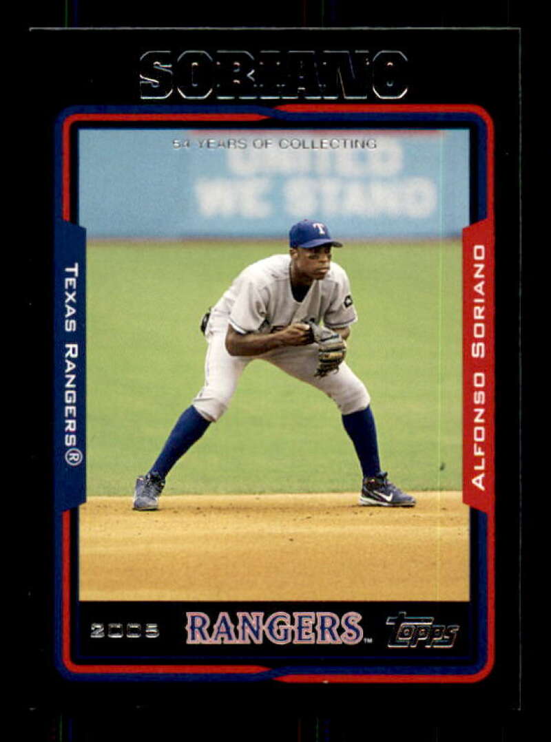 Alfonso Soriano Card 2005 Topps Black #460 Image 1
