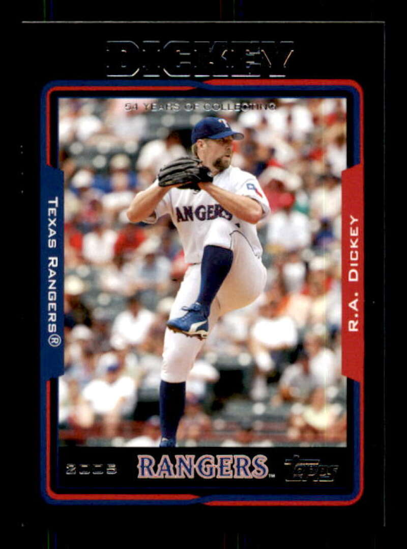 R.A. Dickey Card 2005 Topps Black #489 Image 1