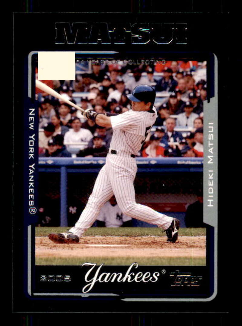 Hideki Matsui Card 2005 Topps Black #408 Image 1