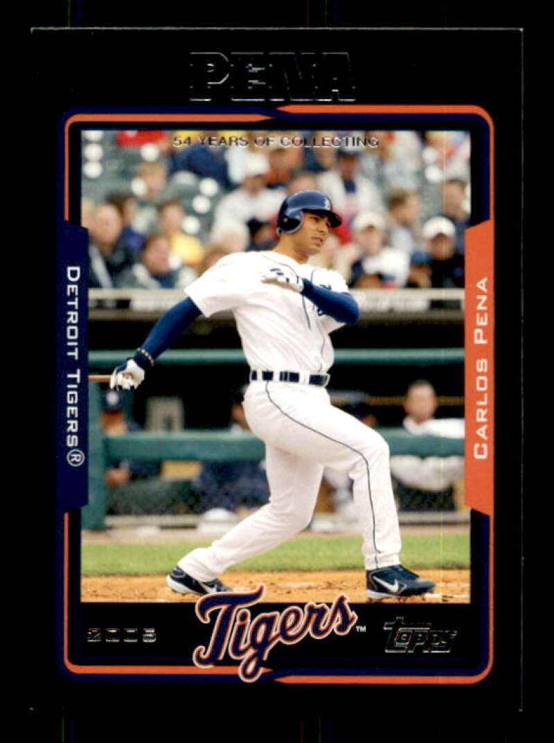 Carlos Pena Card 2005 Topps Black #411 Image 1