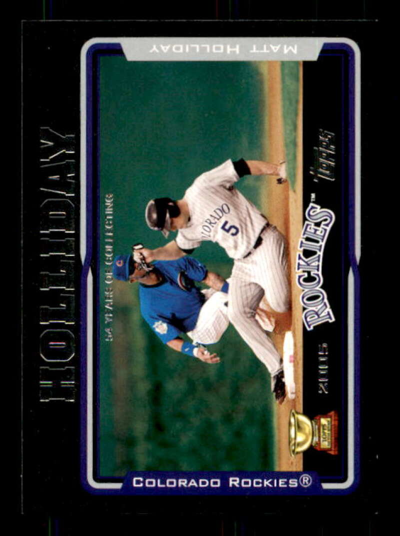 Matt Holliday Card 2005 Topps Black #136 Image 1