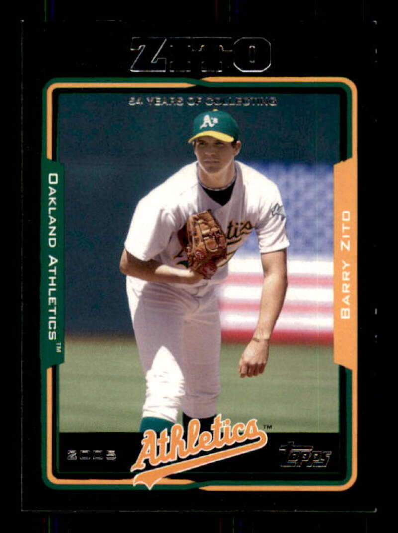 Barry Zito Card 2005 Topps Black #77 Image 1