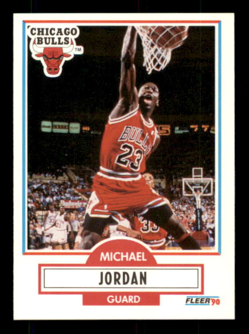 Michael Jordan Card 1990-91 Fleer #26 Image 1