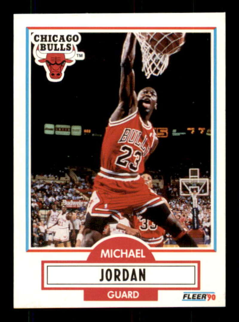 Michael Jordan Card 1990-91 Fleer #26 Image 1