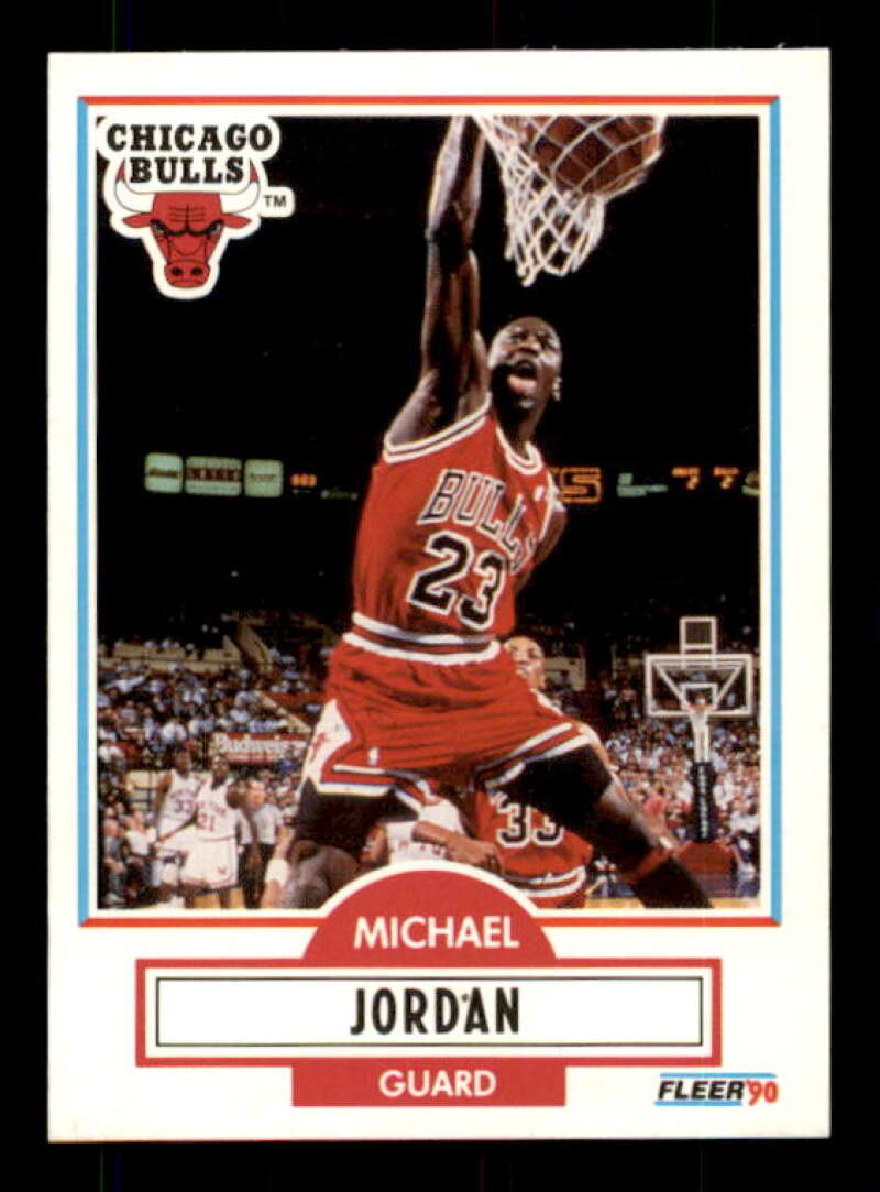 Michael Jordan Card 1990-91 Fleer #26 Image 1