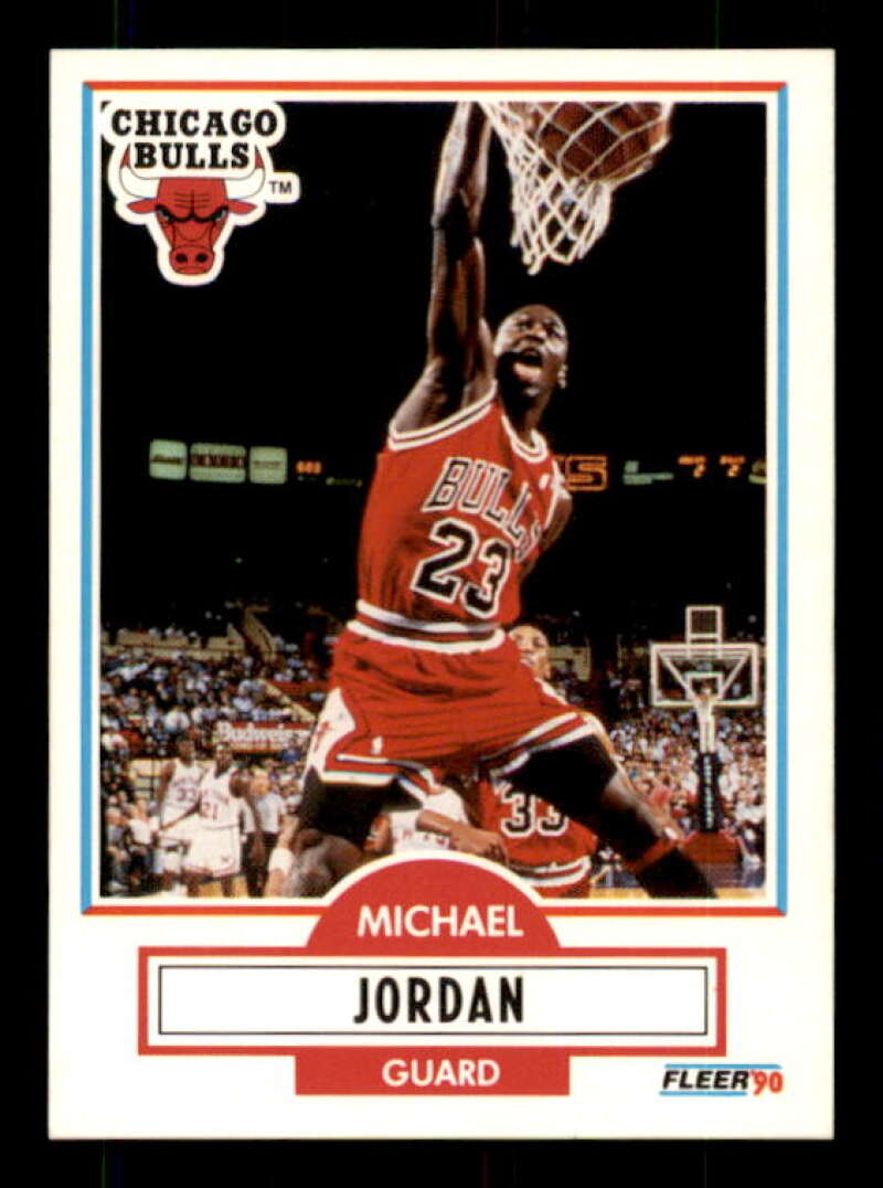 Michael Jordan Card 1990-91 Fleer #26 Image 1