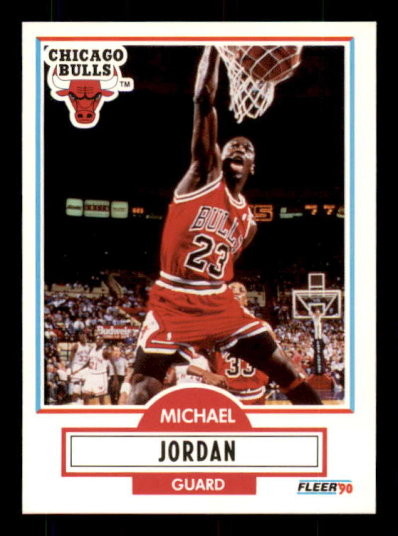 Michael Jordan Card 1990-91 Fleer #26 Image 1