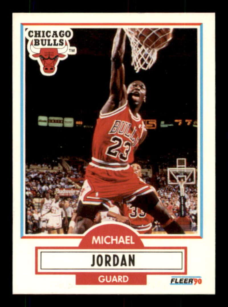 Michael Jordan Card 1990-91 Fleer #26 Image 1