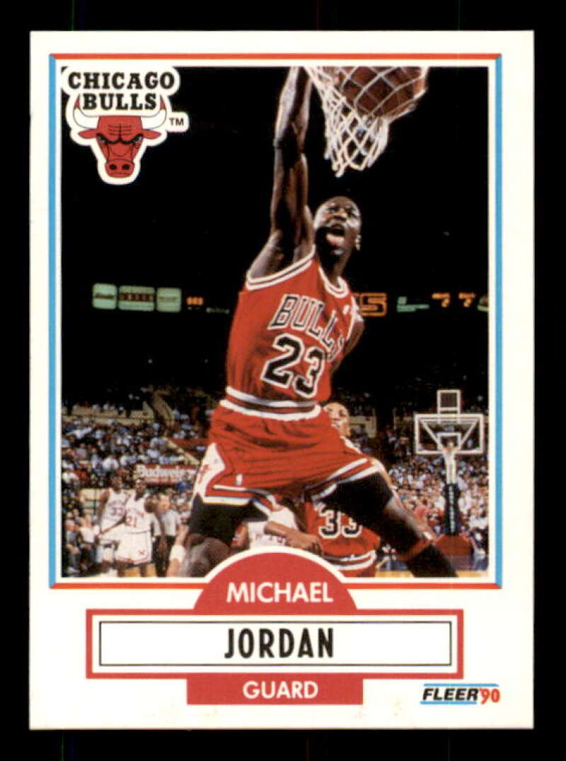 Michael Jordan Card 1990-91 Fleer #26 Image 1