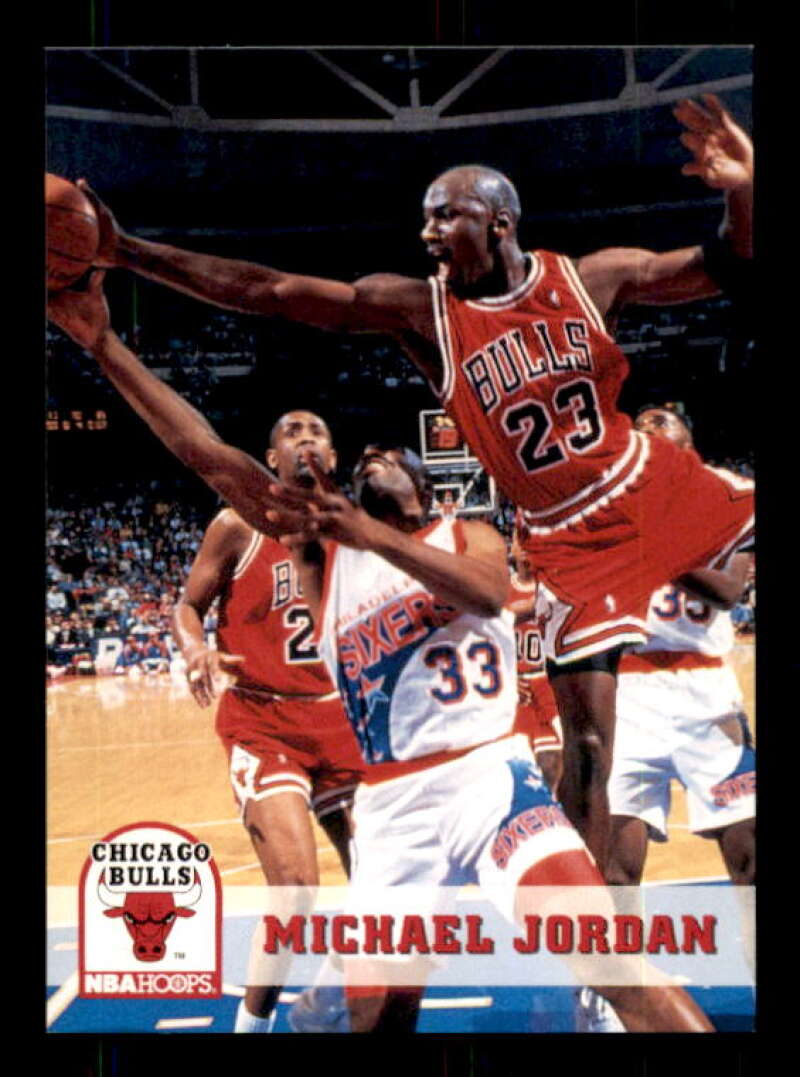 Michael Jordan Card 1993-94 Hoops #28 Image 1