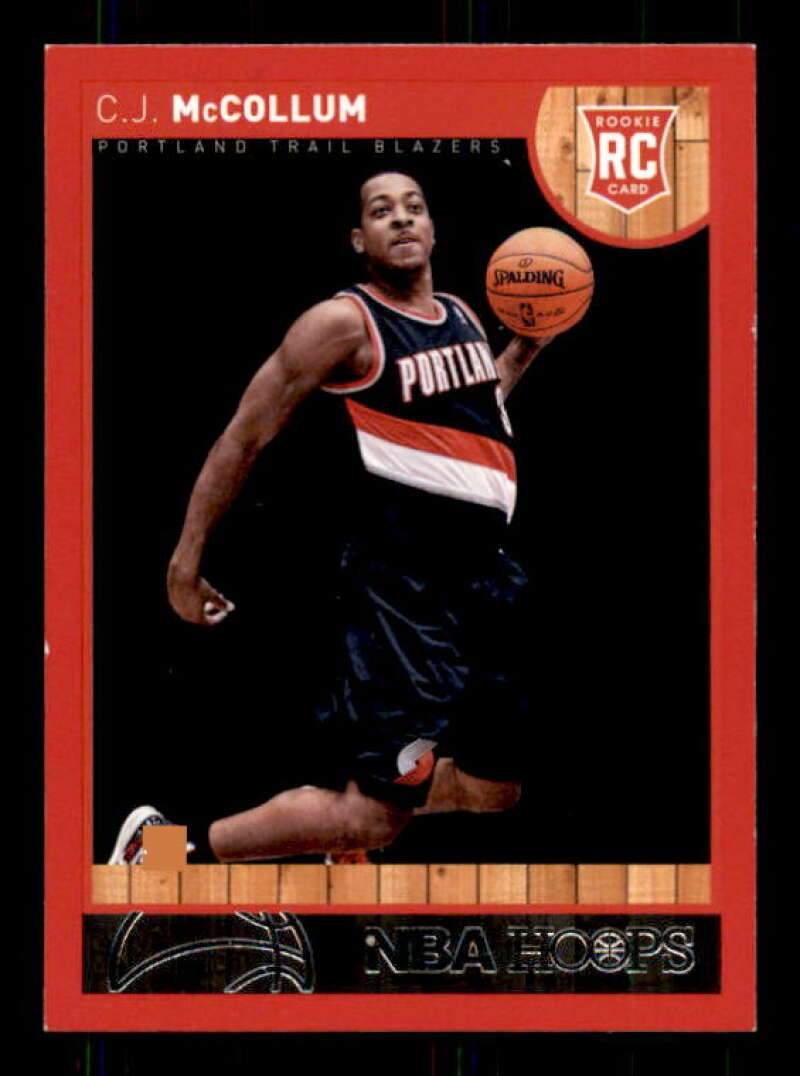 C.J. McCollum Rookie Card 2013-14 Hoops Red #270 Image 1