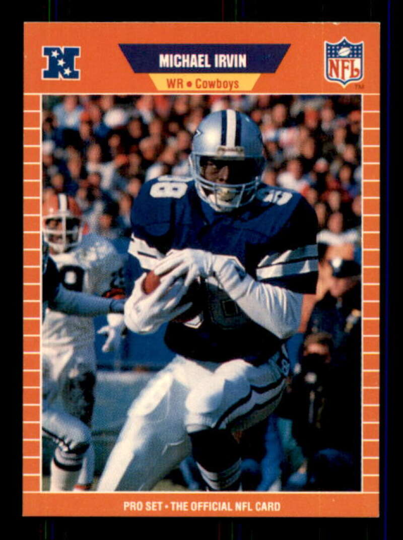Michael Irvin Rookie Card 1989 Pro Set #89 Image 1
