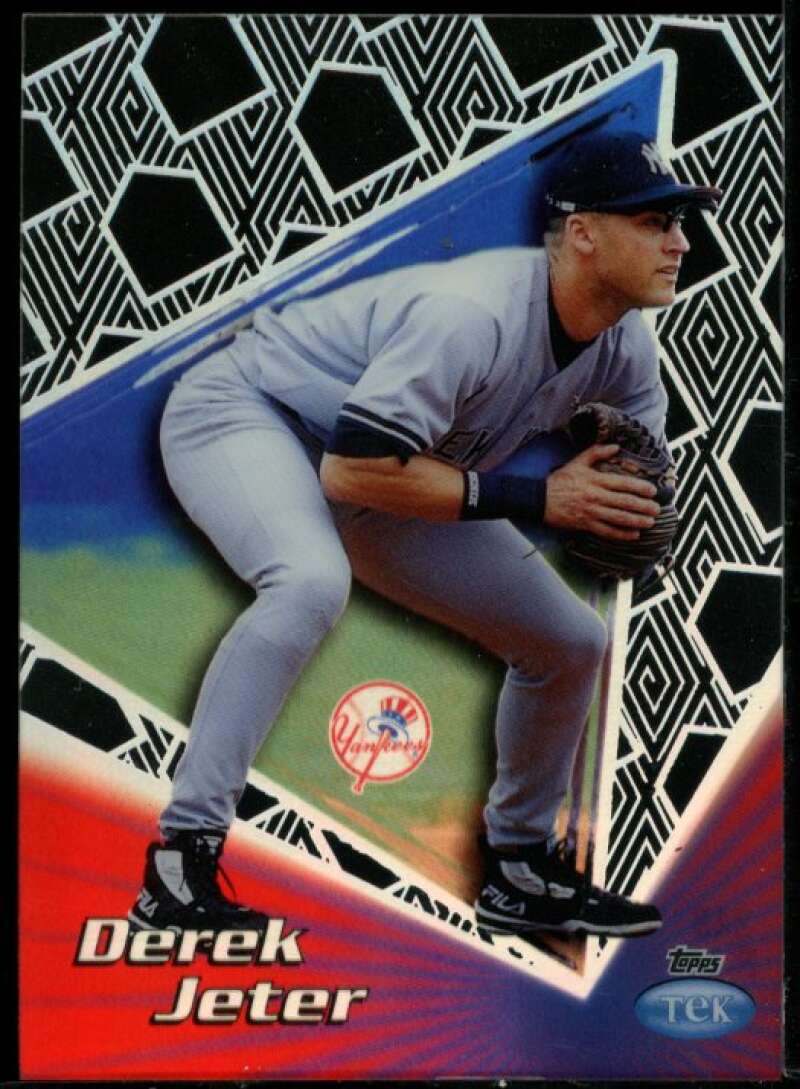 Derek Jeter Away Card 1999 Topps Tek Pattern 19 #24B Image 1