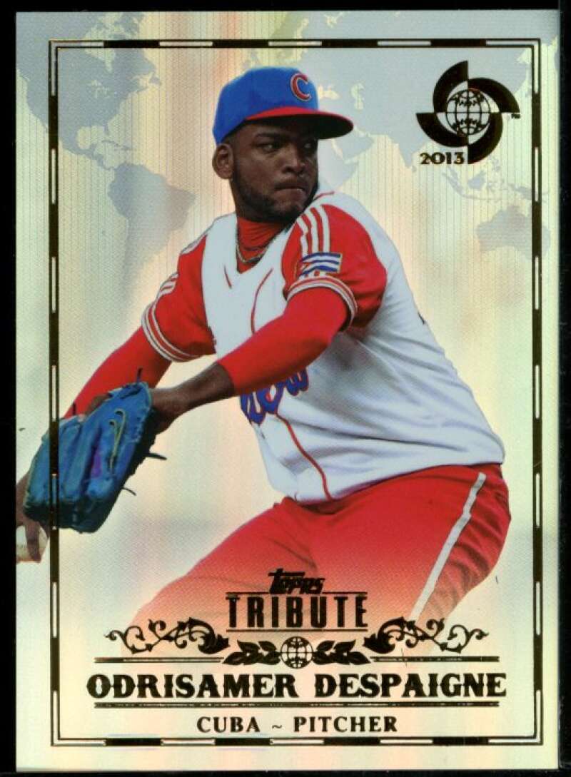 Odrisamer Despaigne Card 2013 Topps Tribute WBC #53 Image 1