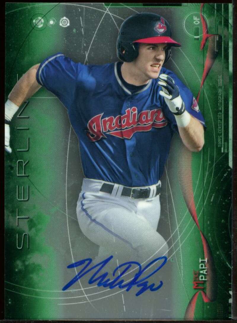 Mike Papi 2014 Bowman Sterling Prospect Autographs Green Refractors #BSPAMPA Image 1