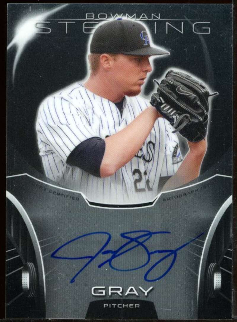 Jonathan Gray Card 2013 Bowman Sterling Prospect Autographs #JG Image 1