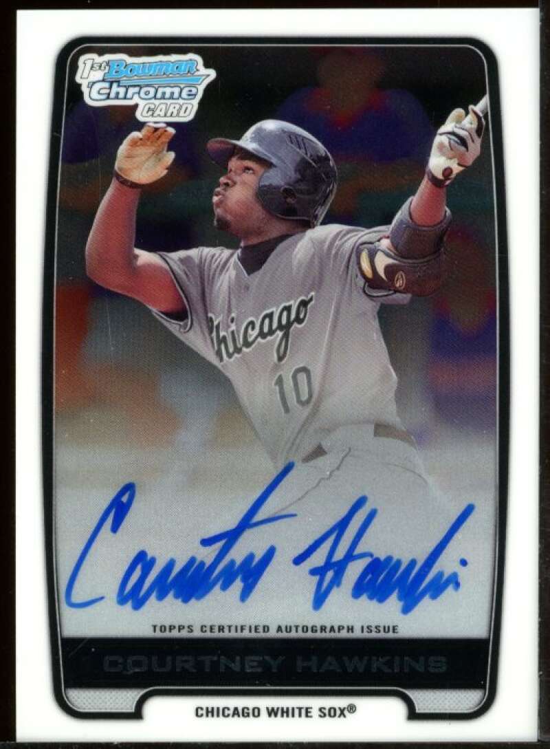 Courtney Hawkins Card 2012 Bowman Chrome Draft Draft Pick Autographs #CH Image 1