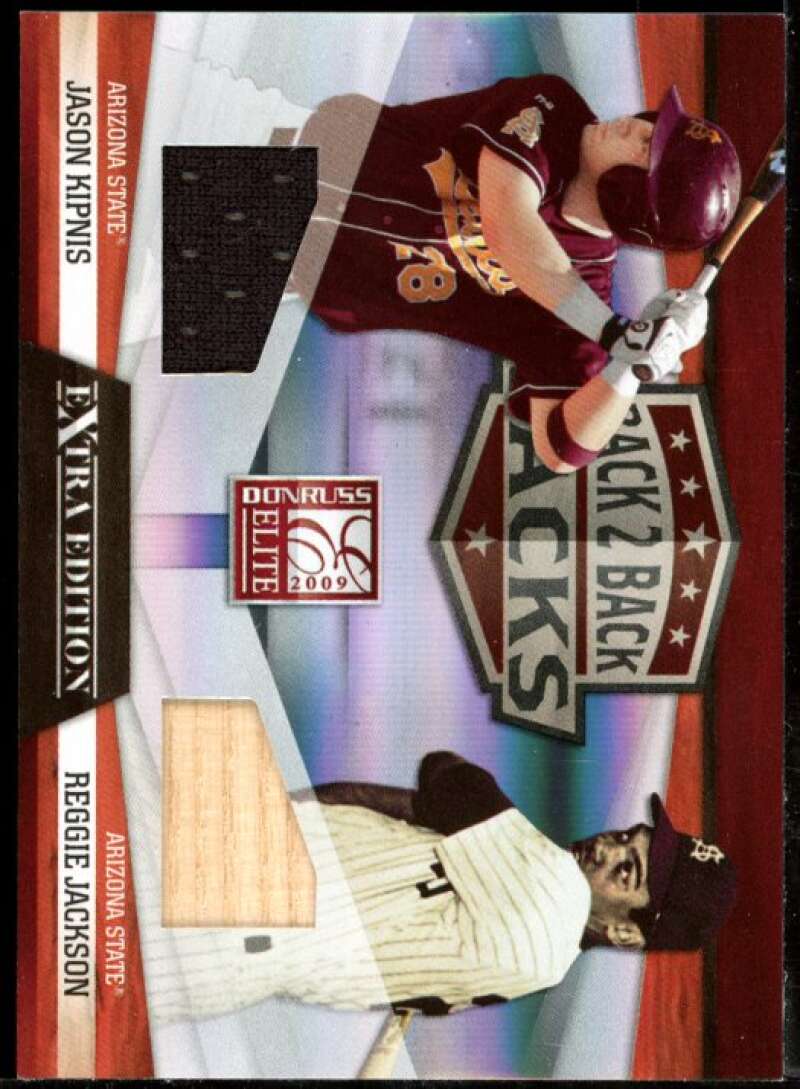 Jason Kipnis/Reggie Jackson 2009 Donruss Elite Extra Edition B2B Materials #2 Image 1