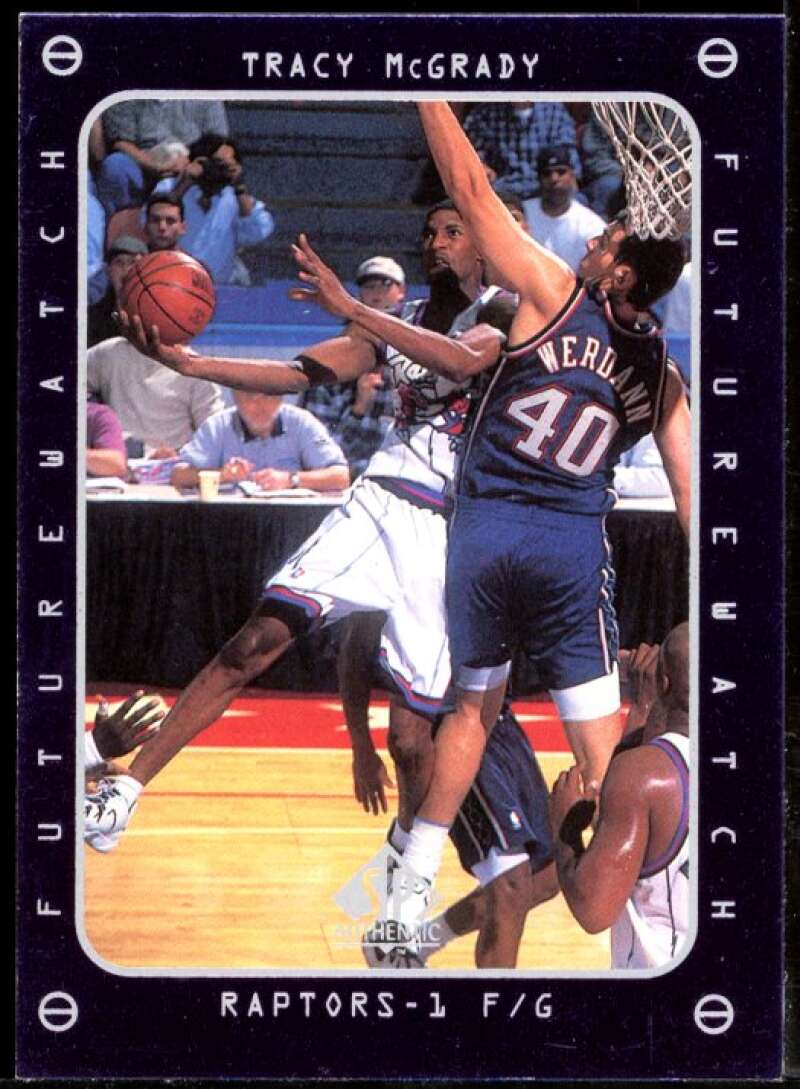 Tracy McGrady FW Rookie Card 1997-98 SP Authentic #166 Image 1