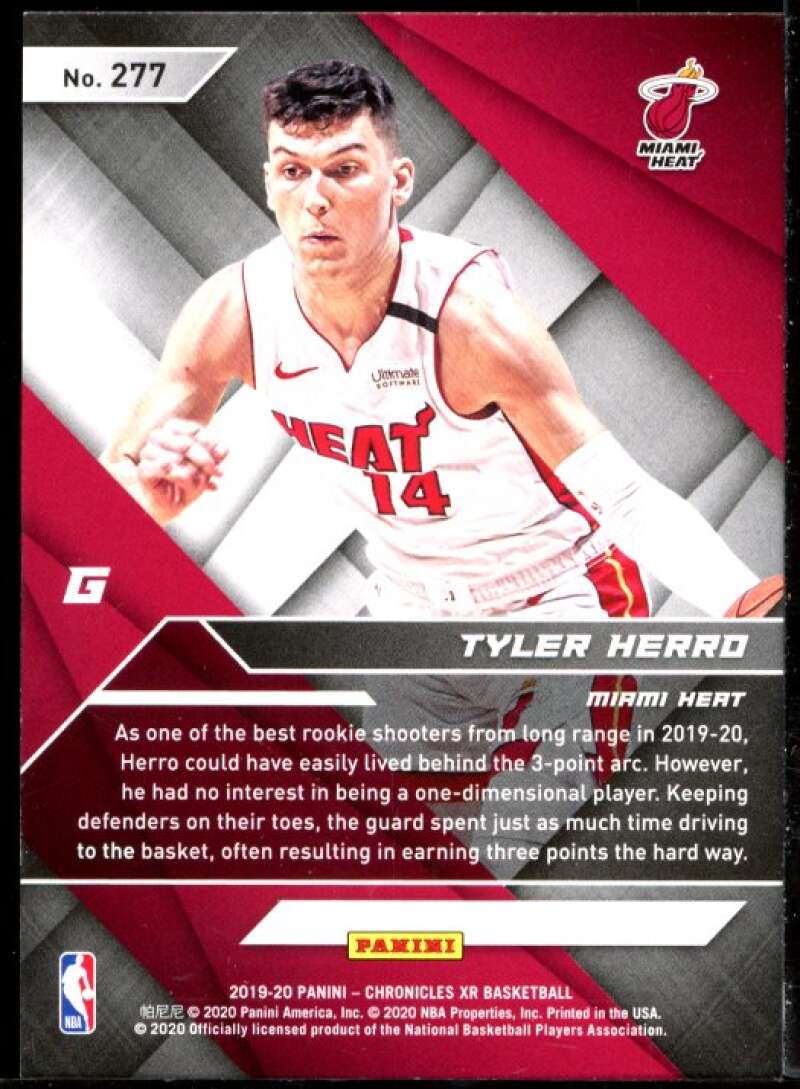 Tyler Herro Rookie Card 2019-20 Panini Chronicles #277 Image 2