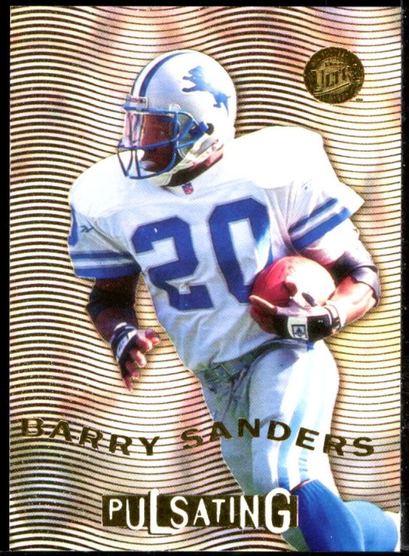 Barry Sanders Card 1996 Ultra Pulsating #6 Image 1