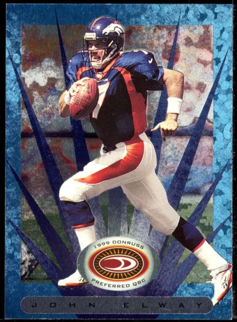 John Elway P Card 1999 Donruss Preferred QBC #109 Image 1