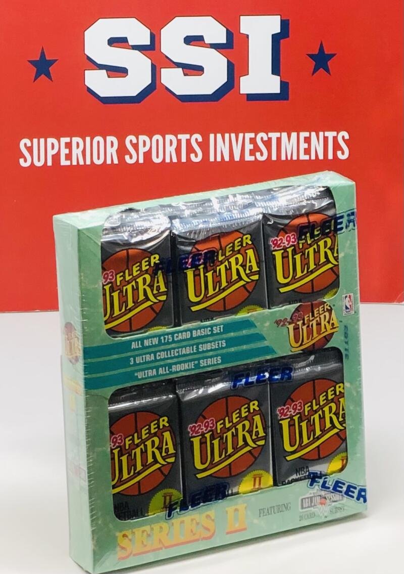 1992-93 Fleer Ultra Series 2 Basketball  Jumbo Box Image 1