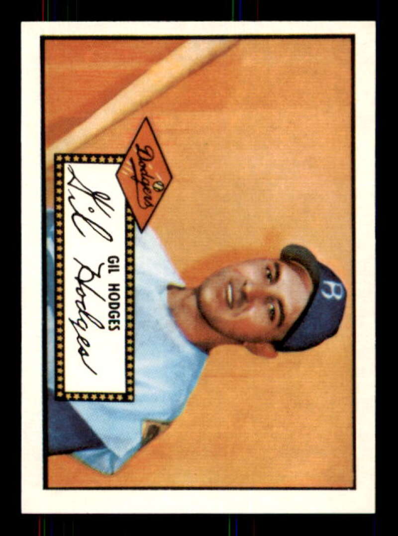 Gil Hodges Card 1983 Topps 1952 Reprint #36 Image 1